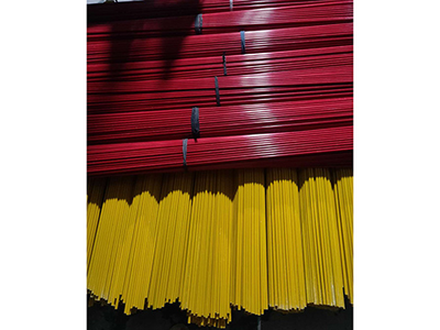 Colored glass fiber tube